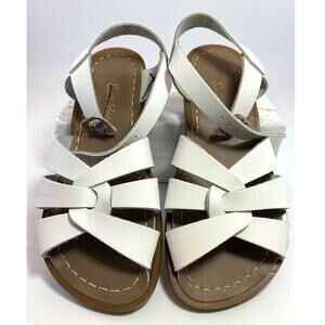 NIB Salt Water Sandals by Hoy Original Water Friendly White Leather Kids Size 2